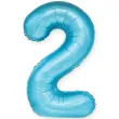 balon foliowy cyfra 2 niebieski partypal 39 dgt