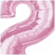 balon foliowy cyfra 2 rozowy jasny godan 36 dgt
