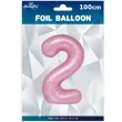balon foliowy cyfra 2 rozowy partypal 39 dgt