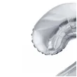 balon foliowy cyfra 2 srebrny partydeco 34 dgt