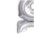 balon foliowy cyfra 2 stojaca srebrny godan 15 dgt