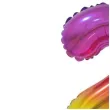 balon foliowy cyfra 2 stojaca teczowy godan 15 dgt