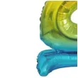 balon foliowy cyfra 2 stojaca teczowy godan 15 dgt
