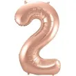 balon foliowy cyfra 2 szampanski folat 34 dgt