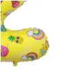 balon foliowy cyfra 2 unicorn party zolty godan 31 dgt