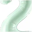 balon foliowy cyfra 2 zielony partydeco 34 dgt