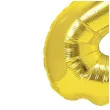 balon foliowy cyfra 2 zloty partypal 16 dgt