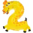 balon foliowy cyfra 2 zyrafa arpex 18 shp