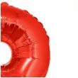 balon foliowy cyfra 3 czerwony funny fashion 40 dgt