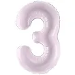 balon foliowy cyfra 3 fioletowy partydeco 34 dgt