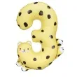 balon foliowy cyfra 3 gepard partydeco 38 dgt