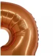 balon foliowy cyfra 3 miedziany godan 30 dgt
