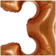 balon foliowy cyfra 3 miedziany godan 30 dgt
