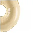 balon foliowy cyfra 3 pastel bezowy partydeco 34 dgt