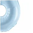 balon foliowy cyfra 3 pastel blekitny partydeco 34 dgt