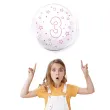 balon foliowy cyfra 3 rozowa transparentny tuban 18 orb