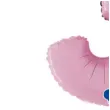 balon foliowy cyfra 3 rozowy pastel grabo 26 dgt