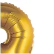 balon foliowy cyfra 3 satynowa zloty godan 14 dgt