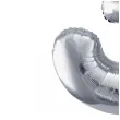 balon foliowy cyfra 3 srebrny partydeco 34 dgt