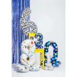 balon foliowy cyfra 3 stojaca galaxy splash folat 28 dgt