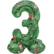 balon foliowy cyfra 3 stojaca hawajskie party folat 17 dgt