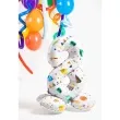 balon foliowy cyfra 3 stojaca party folat 28 dgt