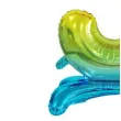 balon foliowy cyfra 3 stojaca teczowy godan 29 dgt