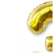 balon foliowy cyfra 3 stojaca zlota dekoracjepolska 15 dgt