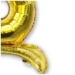 balon foliowy cyfra 3 stojaca zlota dekoracjepolska 30 dgt