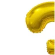 balon foliowy cyfra 3 stojaca zloty godan 29 dgt