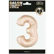 balon foliowy cyfra 3 szampanski godan 34 dgt