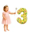 balon foliowy cyfra 3 unicorn party zolty godan 31 dgt