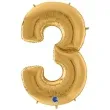 balon foliowy cyfra 3 zloty grabo 64 dgt