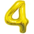 balon foliowy cyfra 4 beauty and charm zloty godan 33 dgt