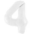 balon foliowy cyfra 4 bialy partydeco 39 dgt