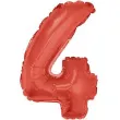balon foliowy cyfra 4 czerwony oem 16 dgt