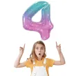 balon foliowy cyfra 4 kosmos teczowy godan 31 dgt