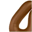 balon foliowy cyfra 4 mat stojaca braz czekoladowy folat 28 dgt