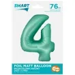 balon foliowy cyfra 4 mietowy matowy godan 30 dgt