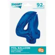 balon foliowy cyfra 4 niebieski godan 36 dgt