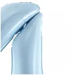 balon foliowy cyfra 4 pastel blekitny partydeco 34 dgt