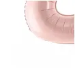balon foliowy cyfra 4 pastel rozowy jasny partydeco 34 dgt
