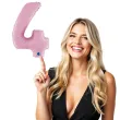 balon foliowy cyfra 4 rozowy pastel grabo 26 dgt