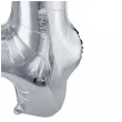 balon foliowy cyfra 4 srebrny partydeco 34 dgt