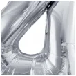 balon foliowy cyfra 4 srebrny partydeco 34 dgt