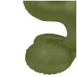 balon foliowy cyfra 4 stojaca oliwkowy folat 34 dgt