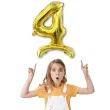 balon foliowy cyfra 4 stojaca zloty dekoracjepolska 30 dgt