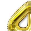 balon foliowy cyfra 4 stojaca zloty dekoracjepolska 30 dgt