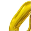 balon foliowy cyfra 4 stojaca zloty godan 29 dgt
