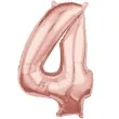 balon foliowy cyfra 4 szampanski amscan 26 dgt